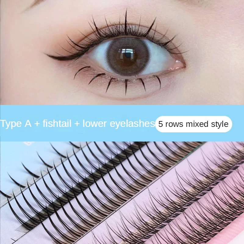 

DIY Eyelash Extension Wispy Wisps,Featherlight Synthetic,Artificial Eyelashes Multipack Mini Lash Clusters for Eyelash Extension