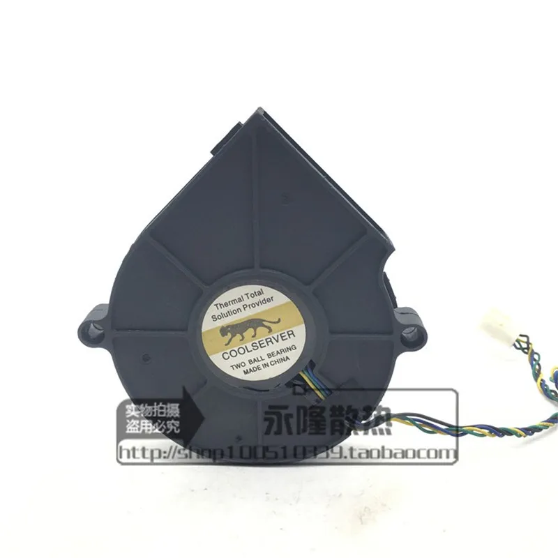 Новый вентилятор 7 см 75*75*15 мм B127515BU 12 В COOLSERVER CPU