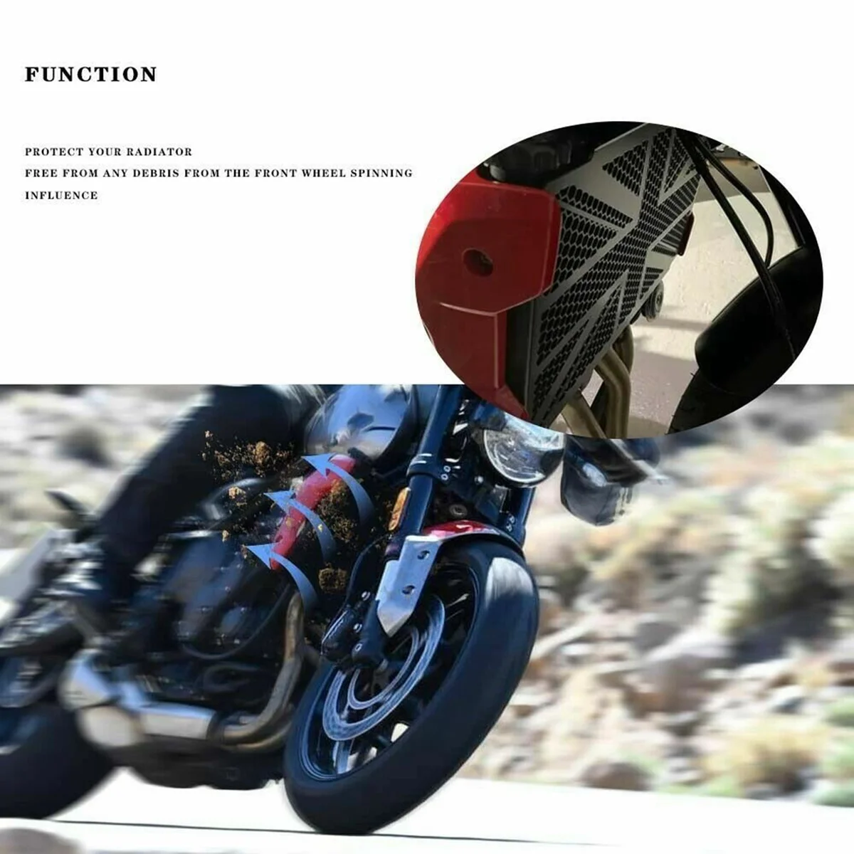 Защитная крышка радиатора для TRIUMPH Trident 660 2021 2022