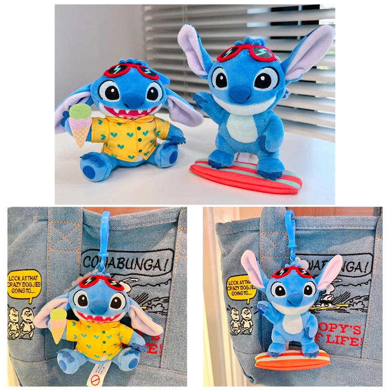 

Игрушка плюшевая летняя для серфинга, милая мультяшная кукла-единорог, плюшевая игрушка-Зверюшка, подарок для детей, 11 см