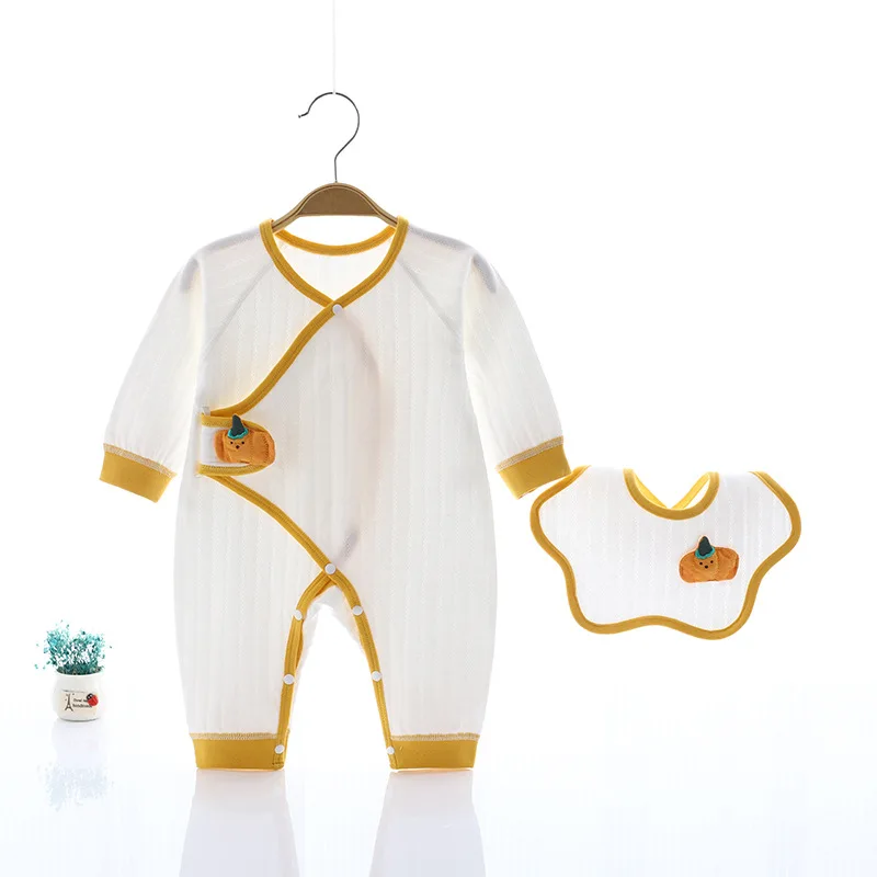 

Baby onesie spring and autumn pure cotton romper romper newborn baby boneless one-piece pajamas newborn clothes