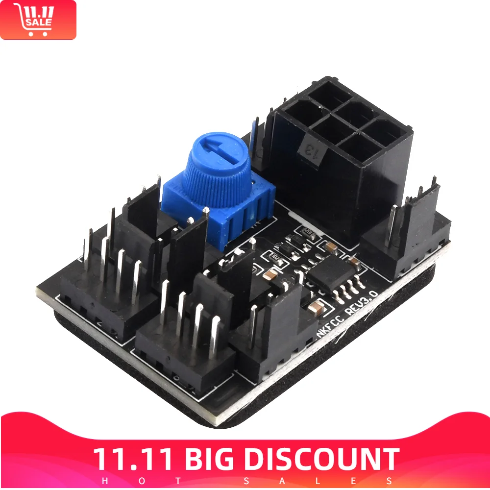 

Контроллер скорости Gaqqee 12В 7А для вентиляторов