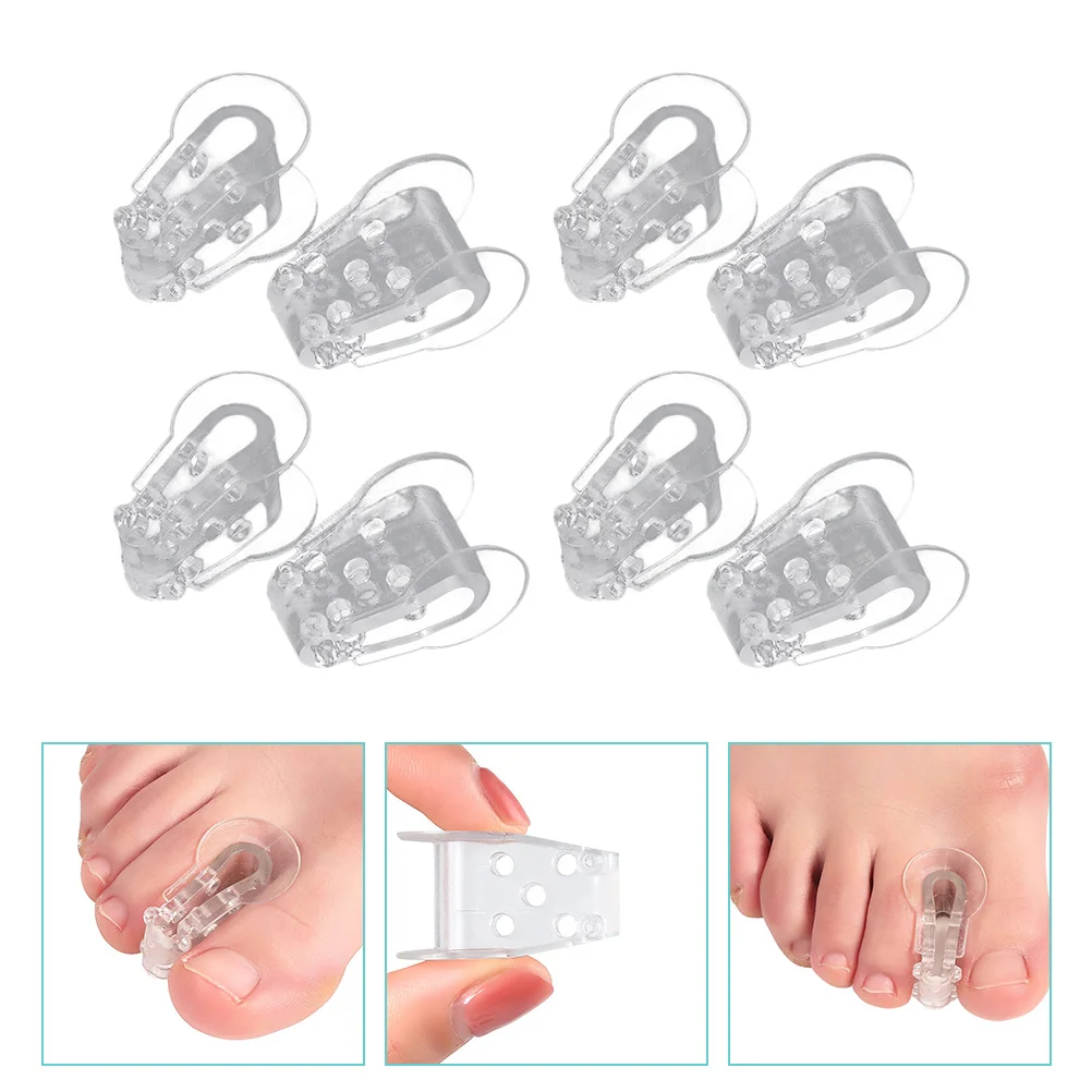 

8pcs Toe Spacers Professional Bunion Correctors Overlapping Toes Separators
