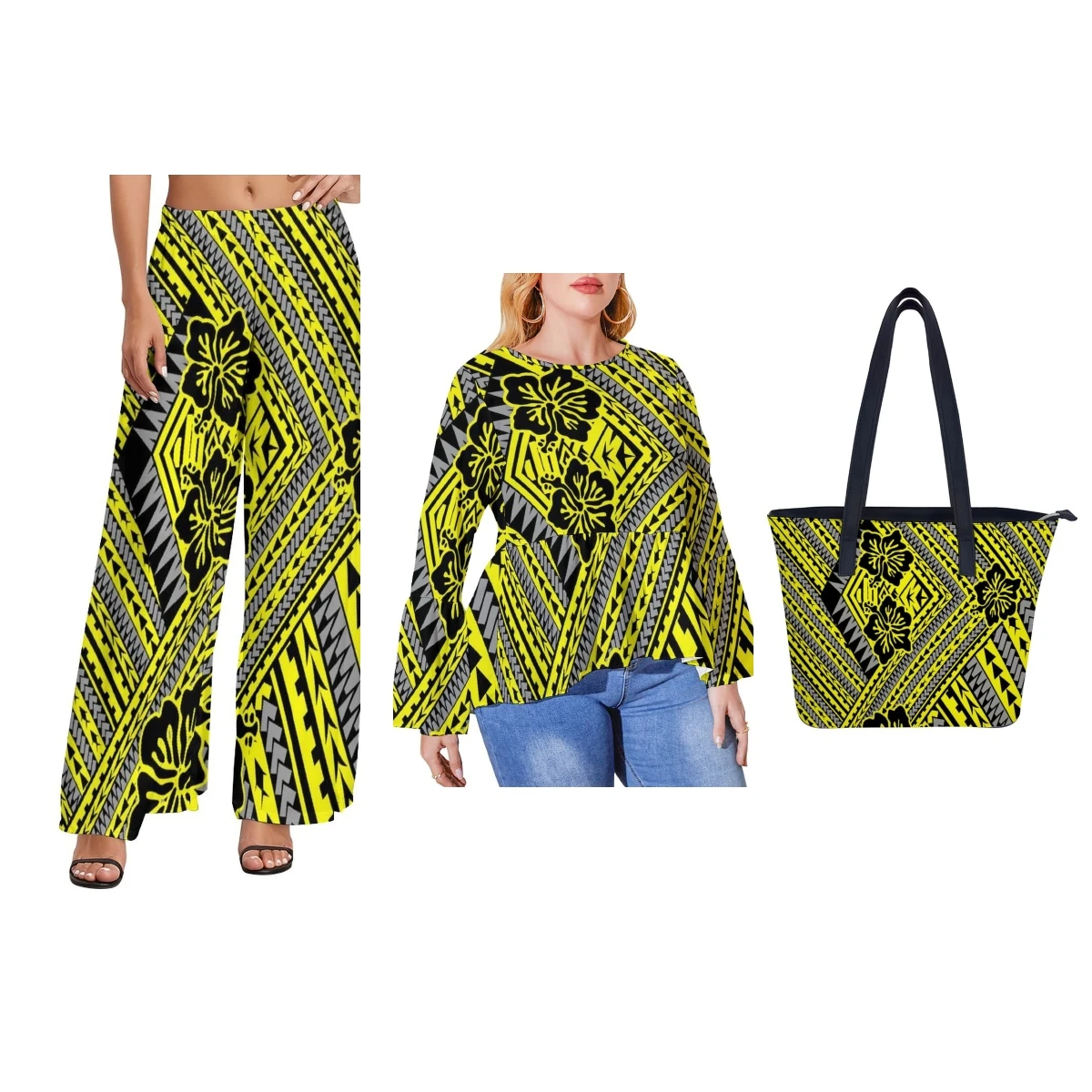 Новая полинезийская этническая одежда классические свободные футболки из