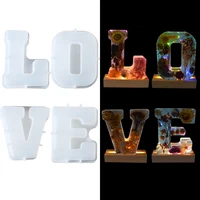 18cm large letter mould capital letters resin silicone mold diy epoxy resin molds birthday wedding home decoration led crafts