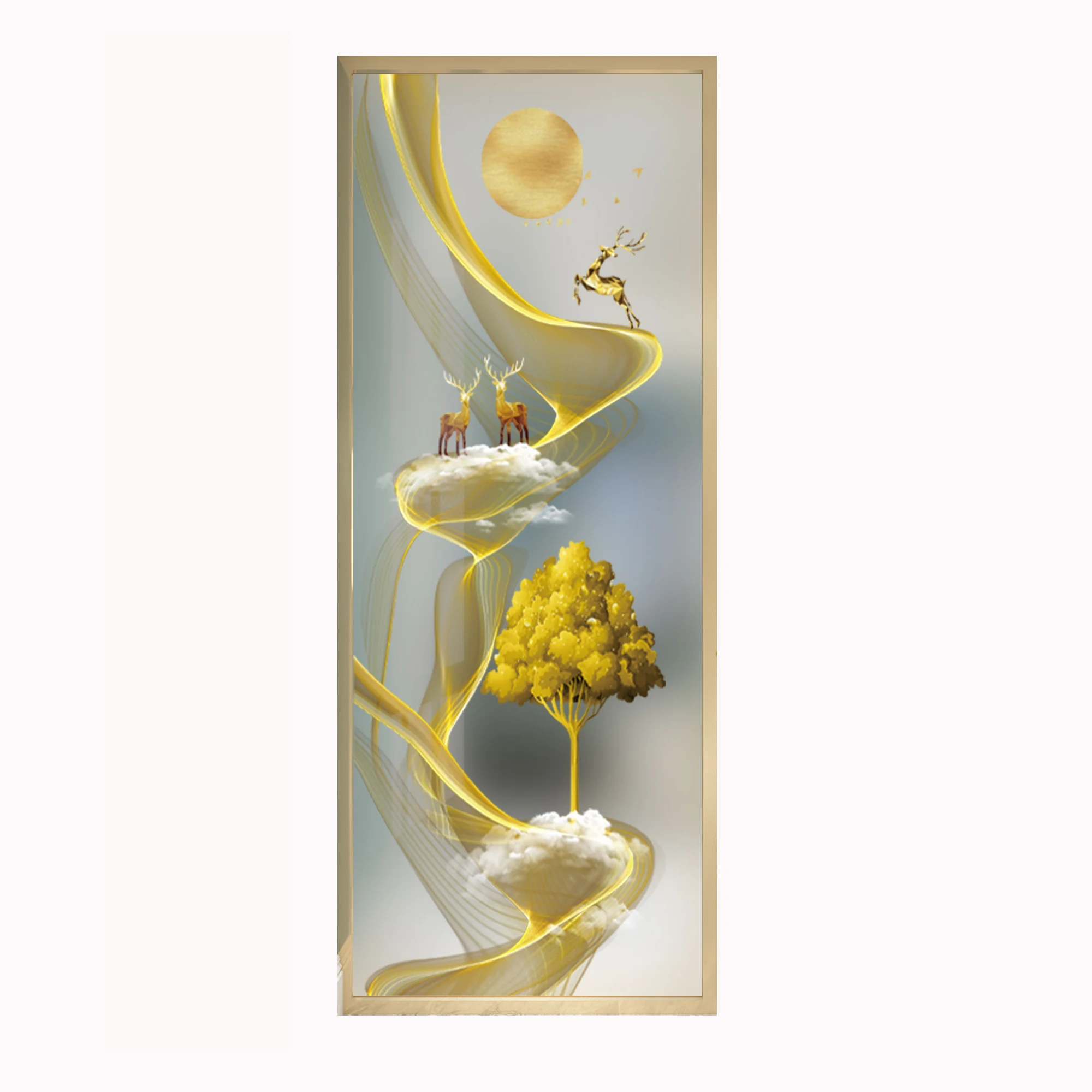 Современный светильник светлый роскошный художественный стеклянный