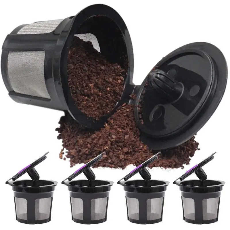 

Reusable K Cups Pods Permanent Cups Coffee Filters Universal Accessories Compatible With 2.0 And 1.0 MINI PLUS Series Coffee