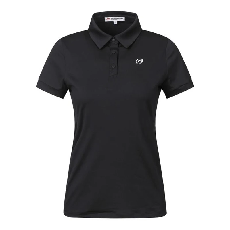 Golf women's short sleeved summer quick drying breathable slim fitting elastic T-shirt sports versatile jersey polo