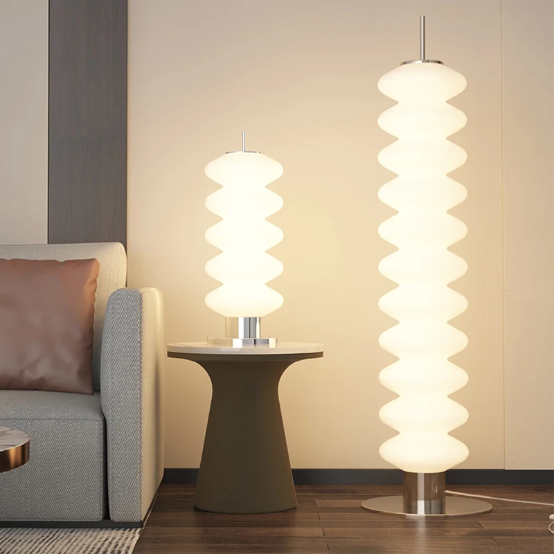 

Modern Gourd String Floor Lamps Nordic Creative Glass Ambiance Lighting Fixtures for Living Room Bedroom Bedside Decor Luminaire