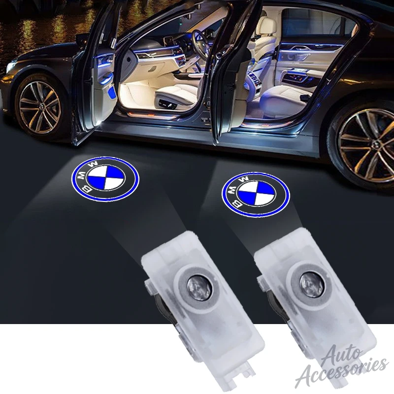 Фото 2 шт. LED-проекторы для дверей автомобиля с лазерной подсветкой для BMW M E90 F10 F30 E87 F20 G20 G21 G29 E60 E92 E61 E36 X3 F11 M8 (наклейка) №3