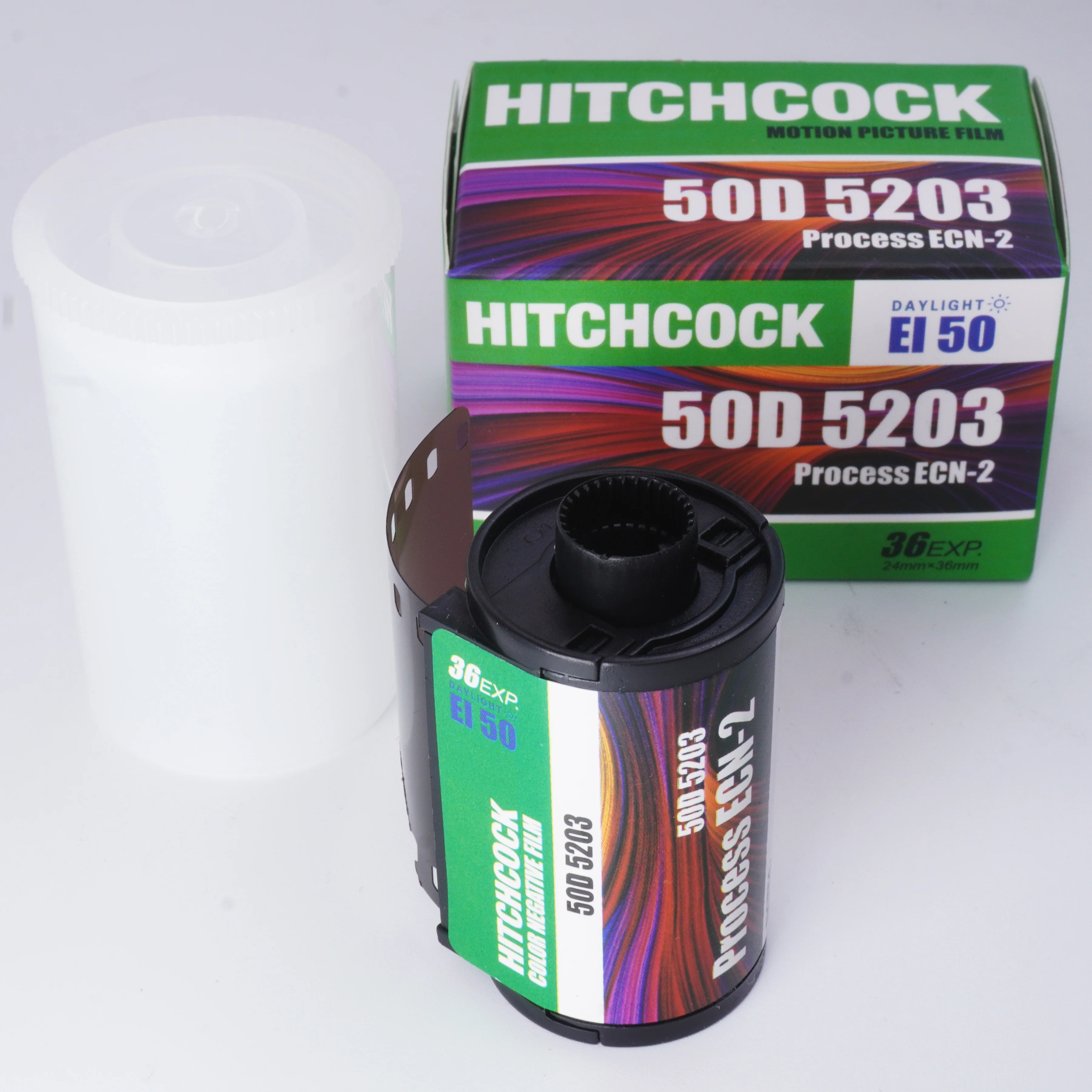 

Hitchcock 5203 135mm Color Negative Film Daylight 50D 36 Sheets (Expiration Date 10.2023)