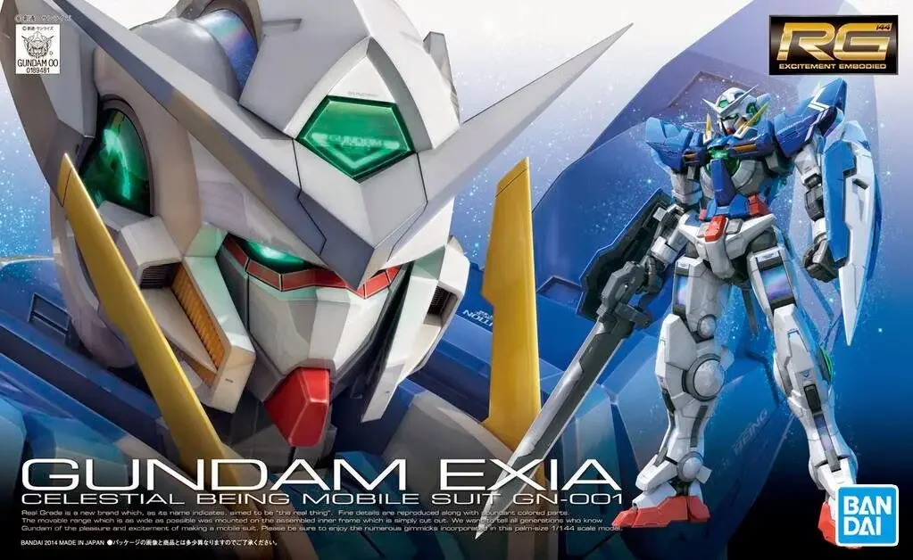 Конструктор Bandai RG 00 Raiser Exia Gundam 15 1144 Oo Gundam: Сборная модель, крутой подарок, фигурка меха-воина, развивающая игрушка (art.: 3920da4afa0a3) - 3920da4afa0a3
