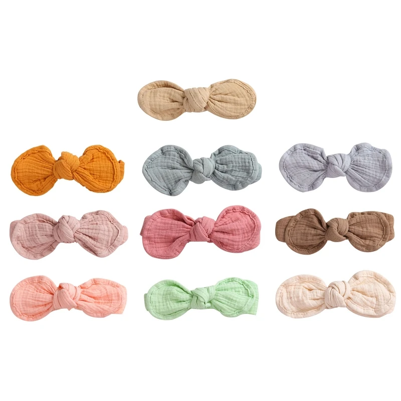 

Baby Bowknot Headband Cute Rabbit Ears Bows Knot Turban Elastic Hair Band Wrap