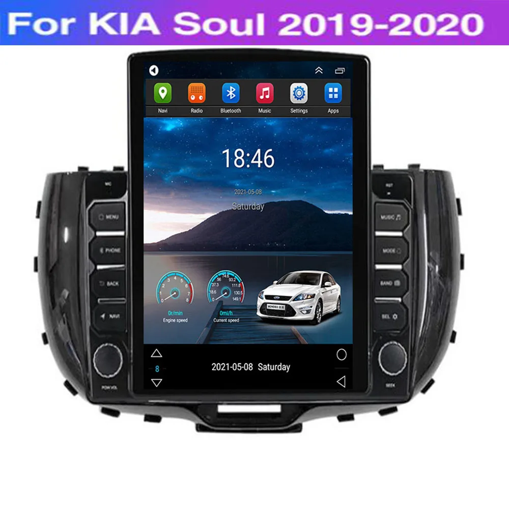 

For Tesla Style 2Din Android 12 Car Radio for Kia Soul SK3 2019 to2035 Multimedia Video Player GPS Stereo Carplay DSP RDS Camera