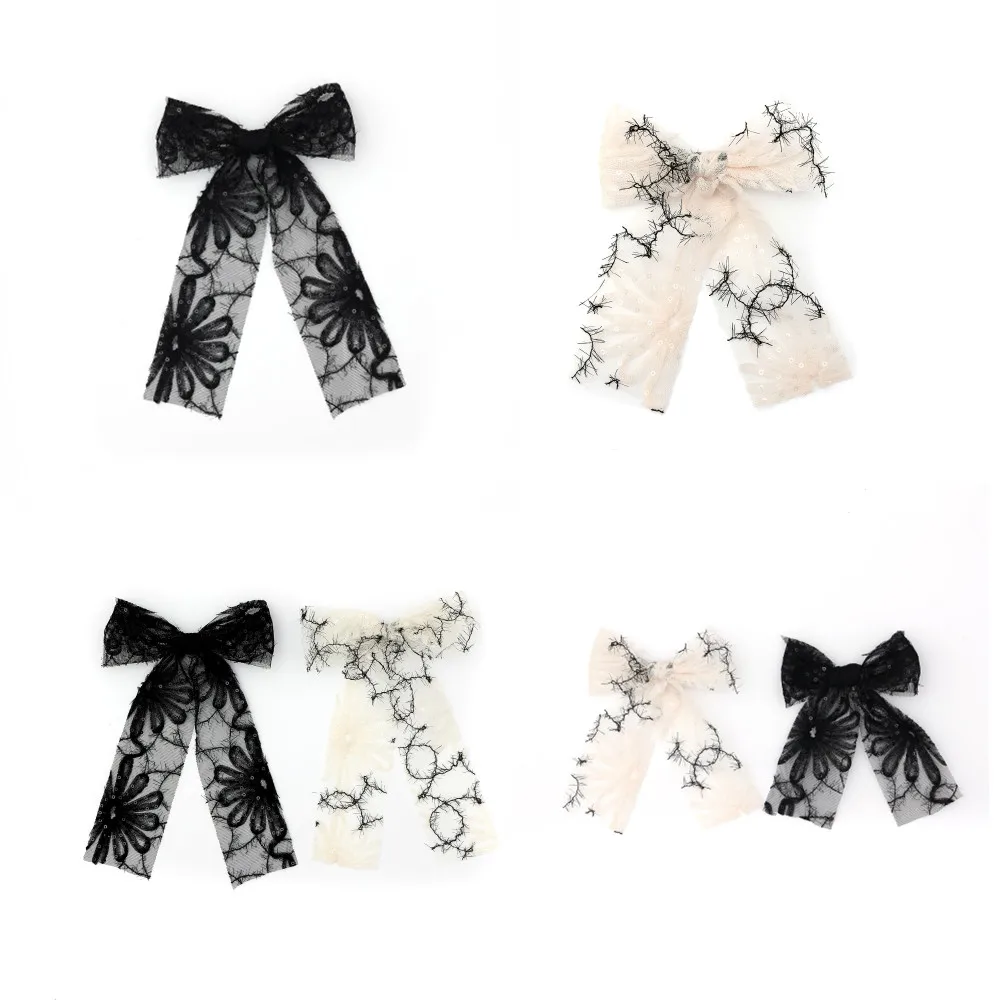 001B волшебный темпераментный сетчатый зажим для волос с большим бантом женские головные уборы элегантные весенние заколки для волос аксессуары для волос для девочек