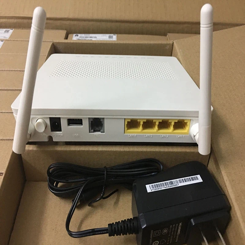 

NEW HG8546M GPON ONT ONU modem , 4FE+USB+WIFI , with 2 antennas Terminal wireless interface English Firmware,EU plugs