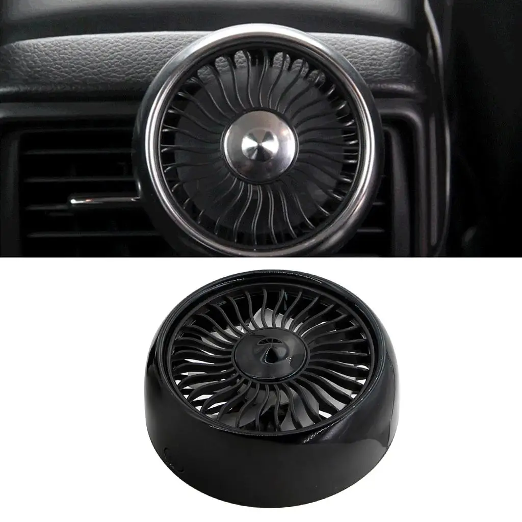 

Vehicle Car Oscillating Fan 3- Water USB Rechargeable
