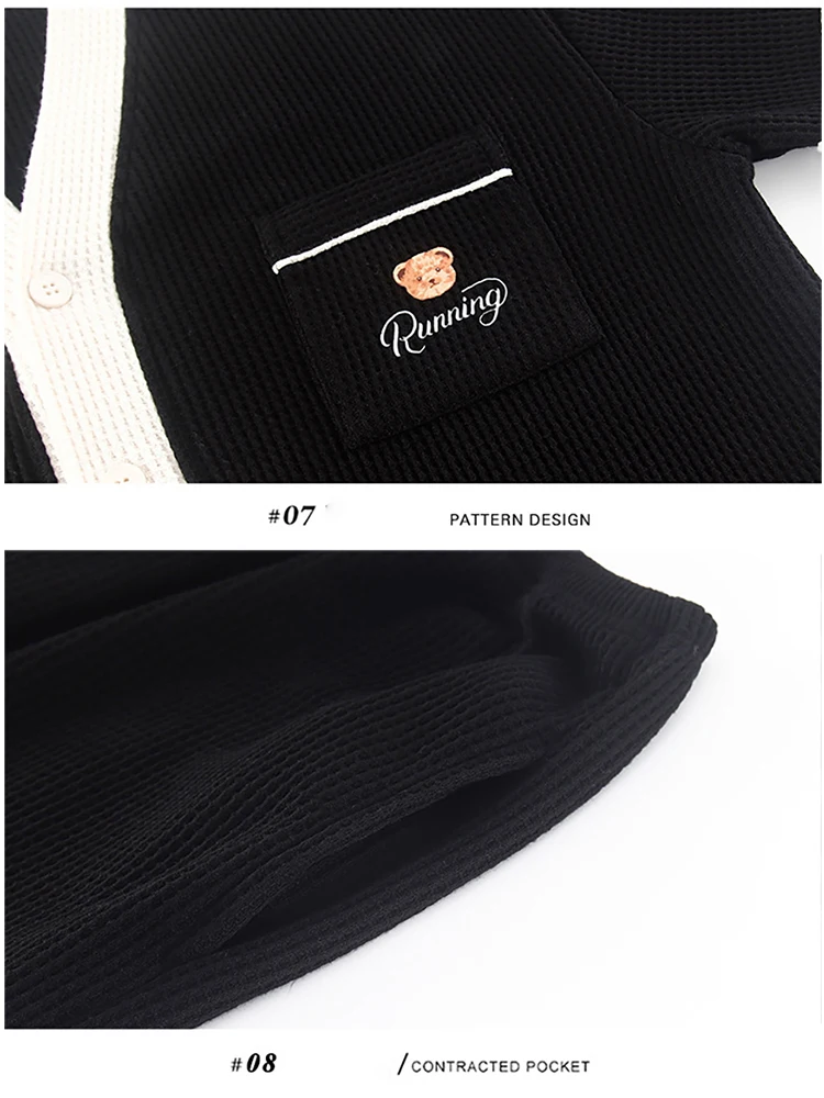 Women's Knitted Cotton Summer Couple Sleepwear Suit Casual V Neck Night Wears for Women Short Sleeve+Elastic Shorts Pajama Sets