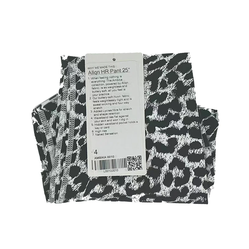 Luluwomen Sports Leopard Print Spotted Tight Yoga Pants Fitness Jogging Training High Waist Women's Sports Leggings