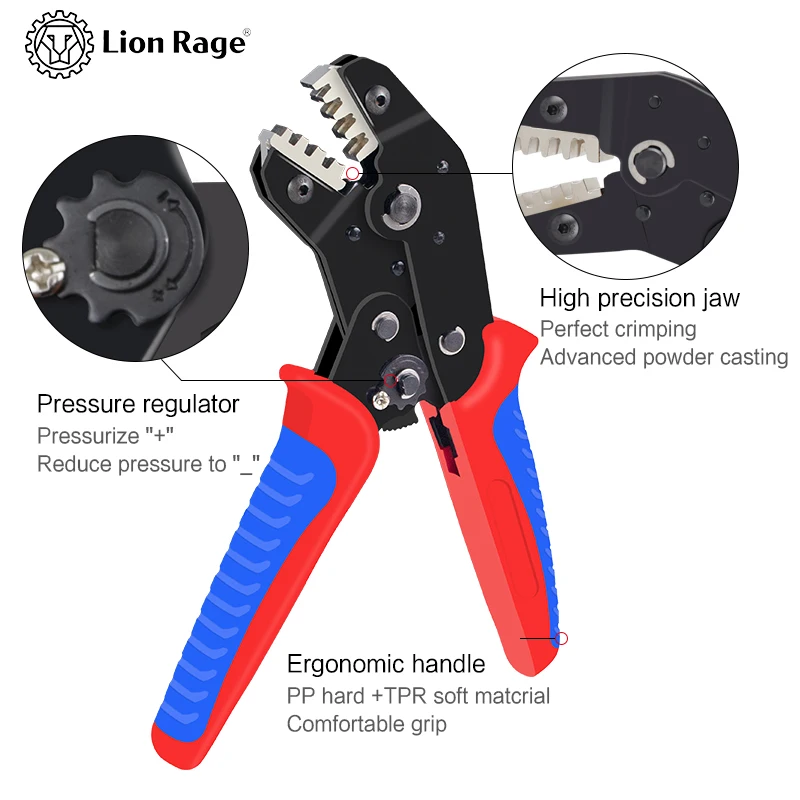 Мини-щипцы из углеродистой стали бренд Lion Rage прямая ручка обжимной инструмент в