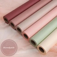 58cmx8yards roll waterproof craft paper korean style flower bouquet wrapping paper florist gift packaging material supllies