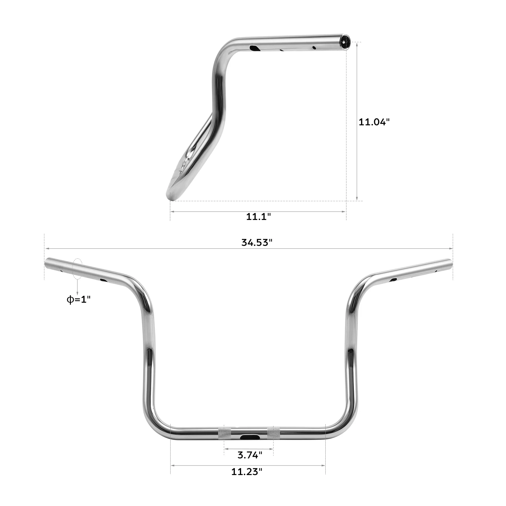 

Мотоциклетная вешалка 12 дюймов 14 дюймов, подходит для Harley CVO Street Glide 2023-2024, черный