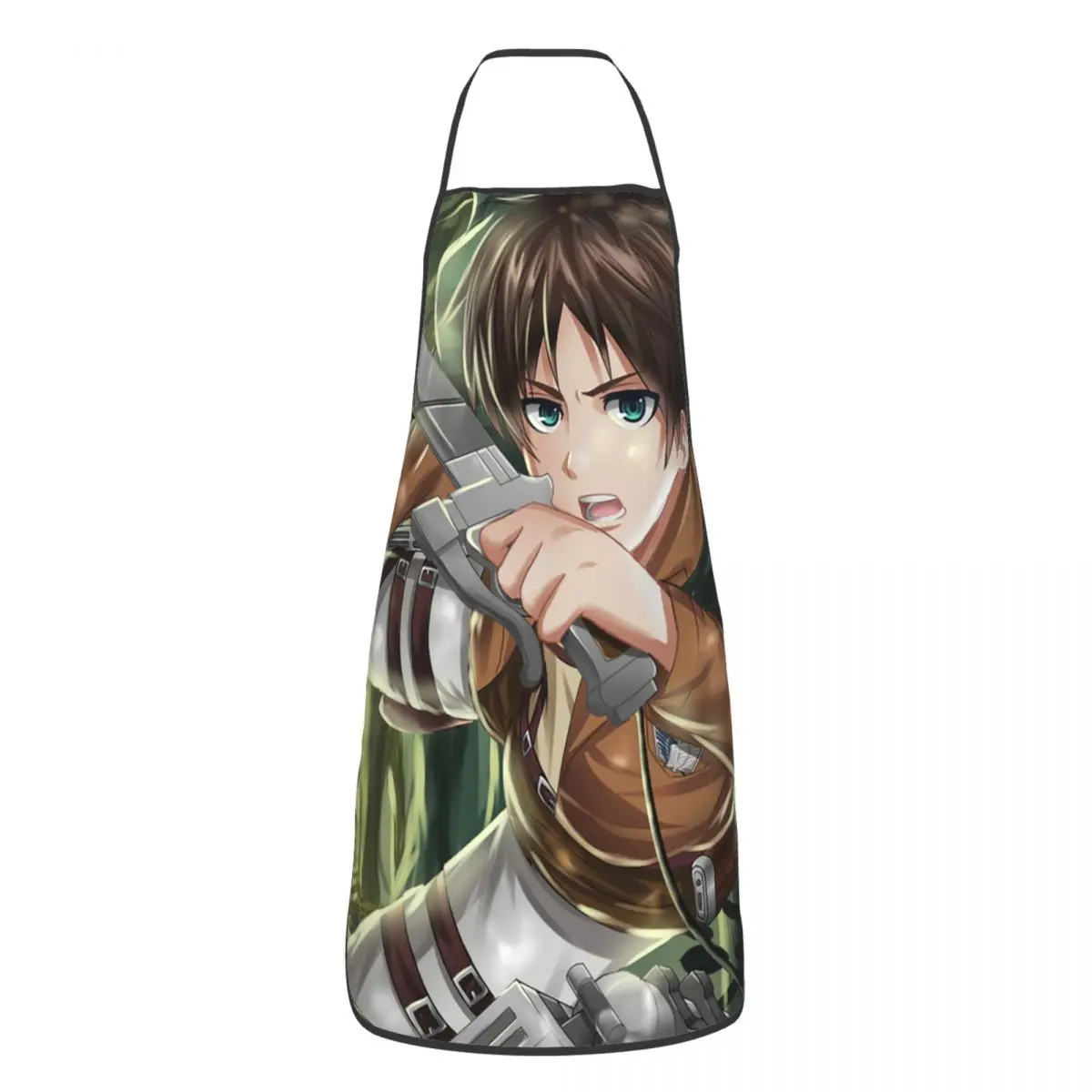 

Attack On Titan Apron for Women Men Printed Kitchen Bibs Shingeki No Kyojin Anime Painting Pinafore
