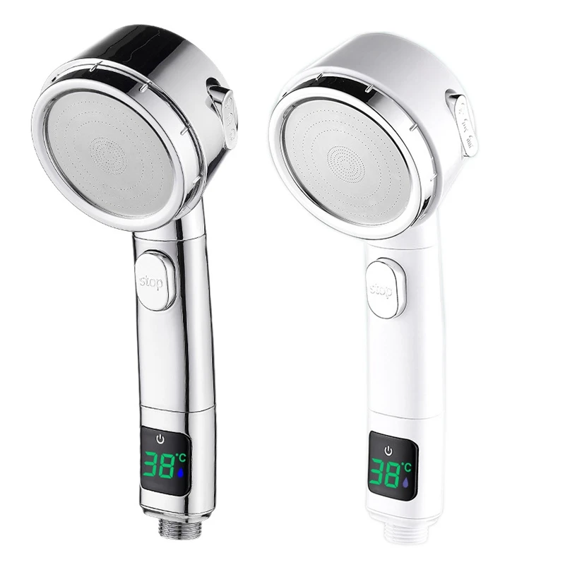 

Digital Adjustable Shower Head Spraying Head Handheld Pressurized Shower Spraying Head Bathroom Accessories