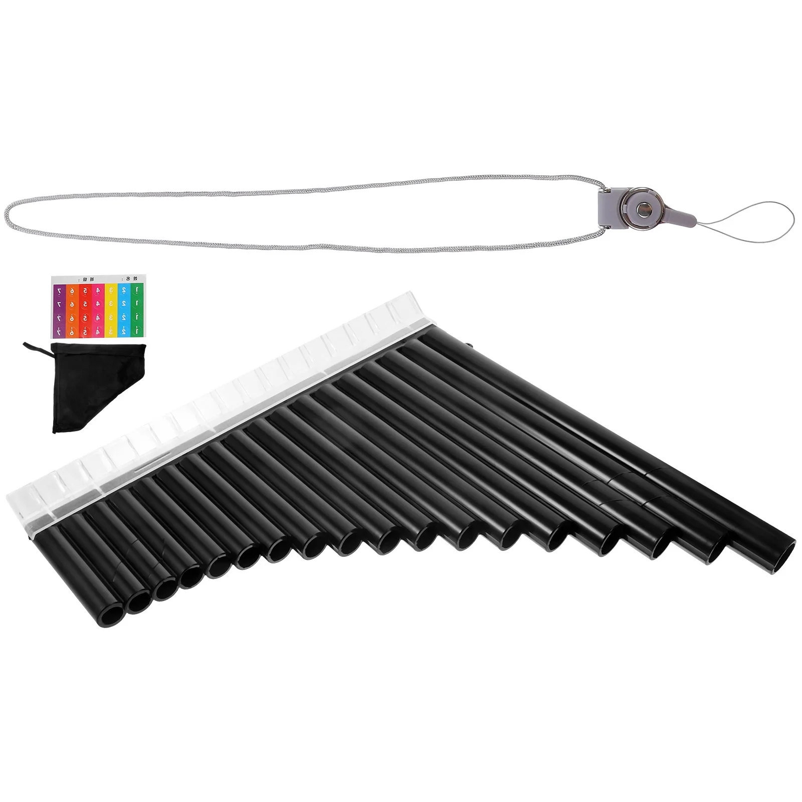 

Pan Flute G Pro Keyboard Multifunctional Panpipes Small Musical Instrument Beginner Abs Resin Student Useful Educational