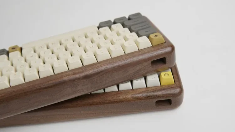 Корпус клавиатуры Wooting 60HE из черного ореха GH60 черный орех двойной режим для