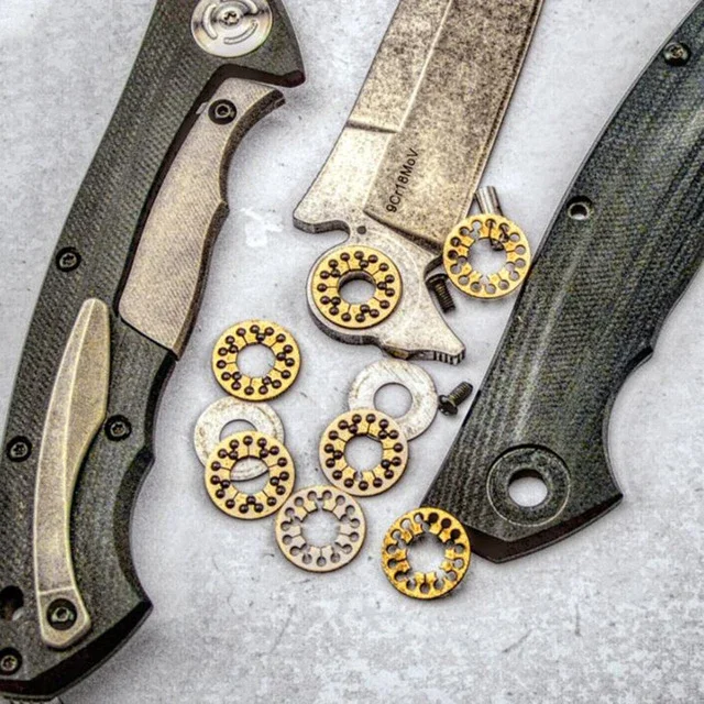 

Керамические подшипники в клетке — 1 пара — с керамическими шариками Изготовление ножей Детали и аксессуары Складной нож Подшипник IKBS