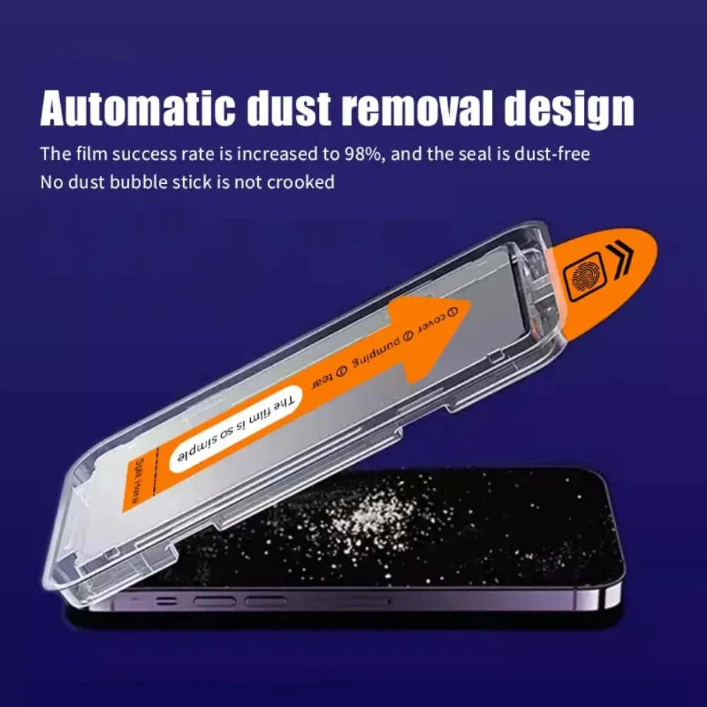 3Pcs Tempered Glass For Iphone 16 15 14 13 12 11 Pro Phone Screen Protector X XR XS MAX Protective Film On Smartphone