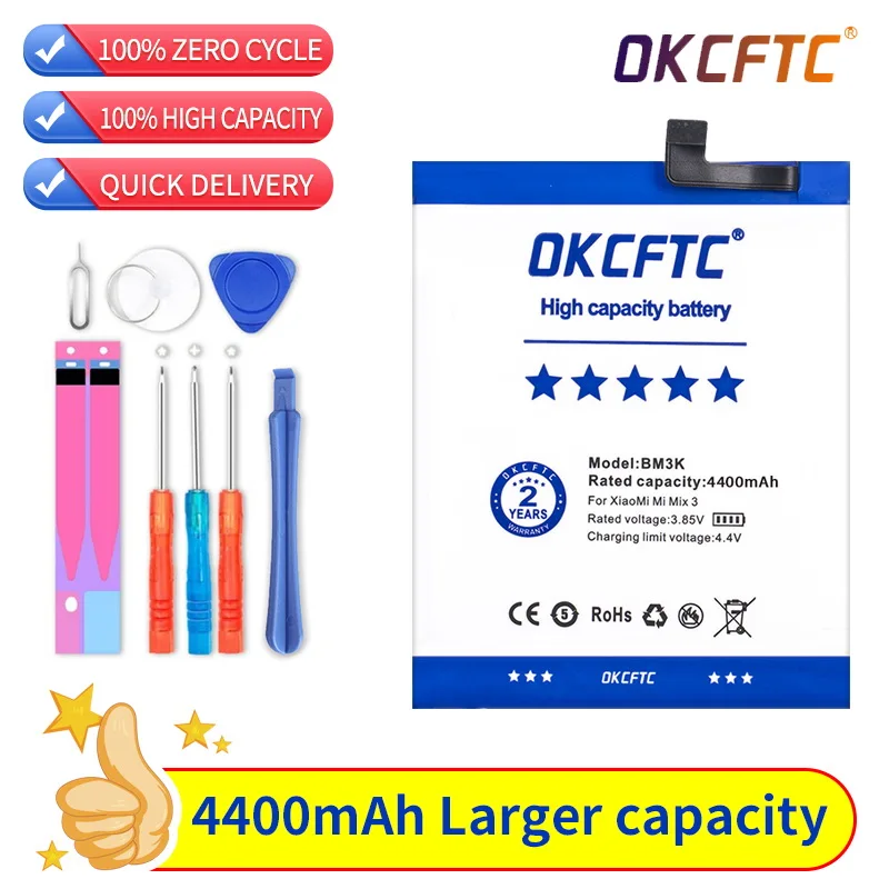 

Аккумулятор OKCFTC 4600 мАч для телефона iPhone 6s Plus 6sp iPhone6SP, набор инструментов для ремонта, оригинальная сменная батарея большой емкости