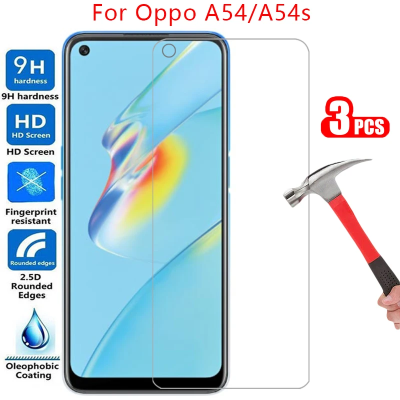 

protective tempered glass for oppo a54 5g a54s screen protector on oppoa54 oppoa54s a 54 s 54s 54a safety film opo opp