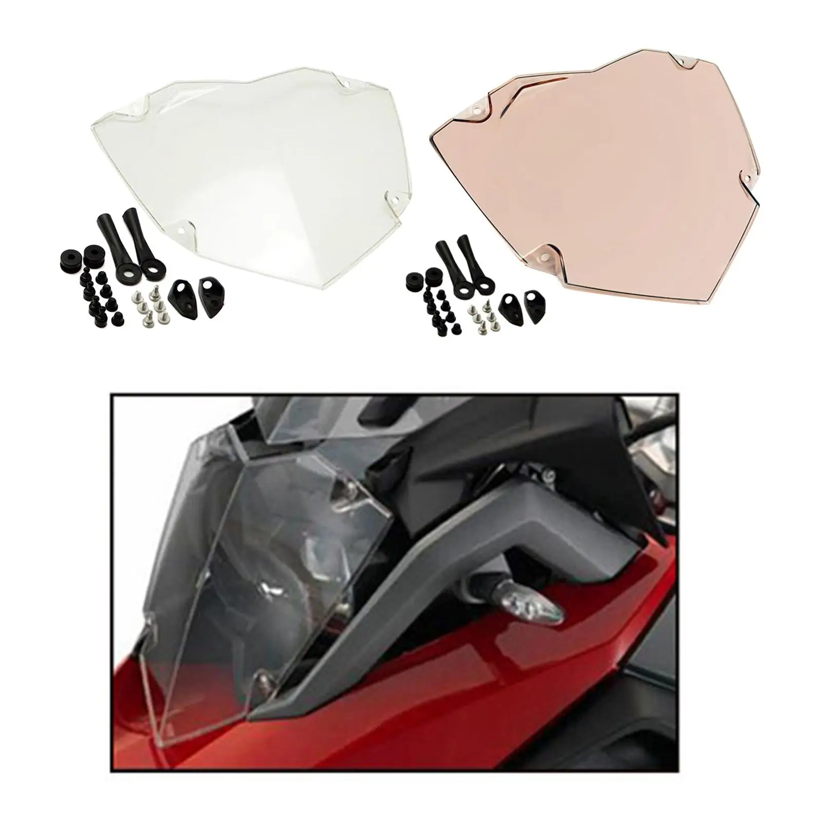 

Motorcycle Accessory ABS Plastic Headlight Kit for BMW ADV 2013-2017