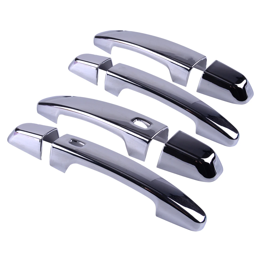 

Самоклеящаяся хромированная накладка на ручку дверной ручки из АБС-пластика, умная безключевая Накладка для Chevrolet Equinox SUV 2018-2023