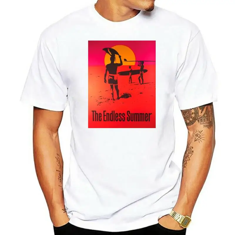 

The Endless Summer 60s Movie Men's Black T-shirt Size S To 3xl Hot Sale Men T Shirt Fashion