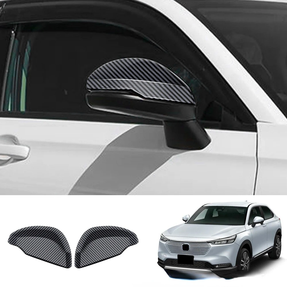

2Pcs For Honda 2021 VEZEL Rearview Mirror Shell Cover Exterior Modified Scratch-resistant Wear-resistant Protective Mirror Cover