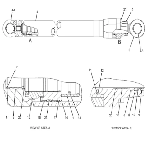 CAT M325B C D BOOM/ARM/BUCKET КОМПЛЕКТ УПЛОТНЕНИЙ ЦИЛИНДРОВ И ОСНОВНЫЙ НАСОС ГЛАВНЫЙ КЛАПАН