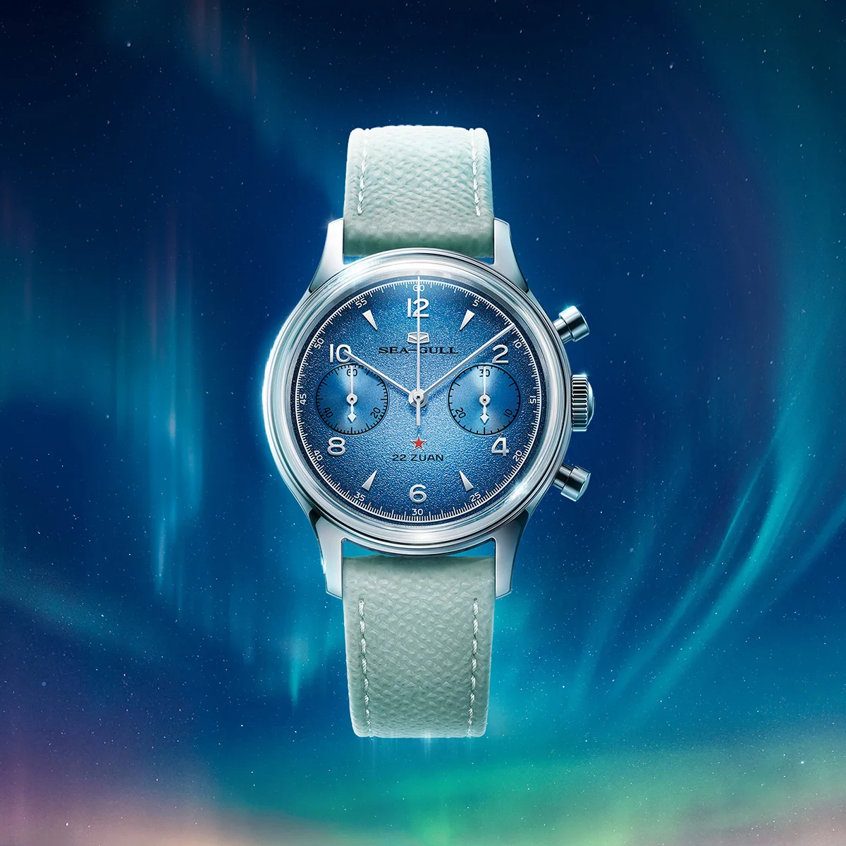 Мужские механические часы Seagull 1963 Aurora Edition с ручным заводом, хронограф, механизм ST1901, пилотские часы, 37 мм, сапфировое стекло, reloj hombre (art.: 3920dbda069bc) - 3920dbda069bc