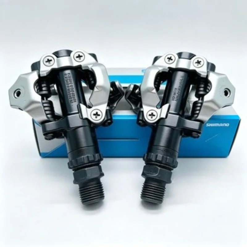 Фото Педали Shimano PD-M520/M540 для MTB с креплениями SH51 для повышенной износостойкости на бездорожье, профессиональные, с многонаправленным отсоединением, SPD №3