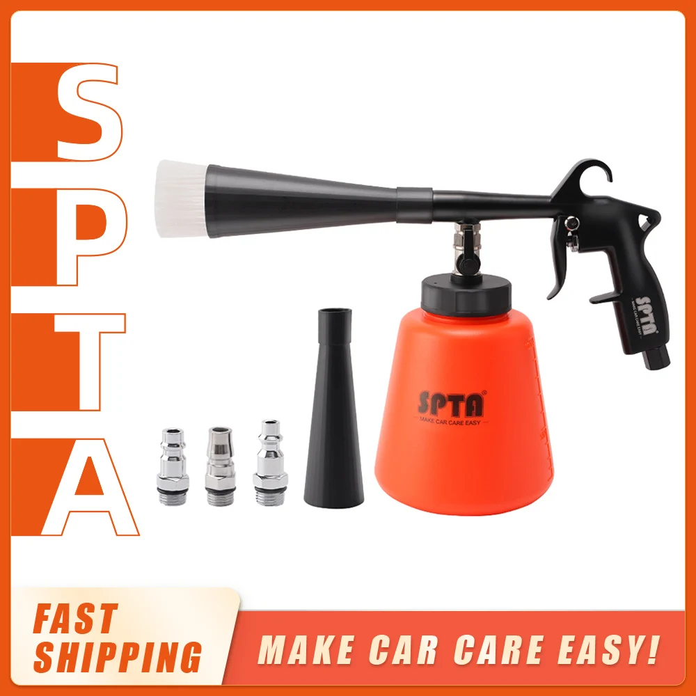 SPTA Car Interior Cleaning Foam Gun Car Tornado Cleaning Washing Spray Gun High Pressure Washer For Easy Deep Cleaning Tools