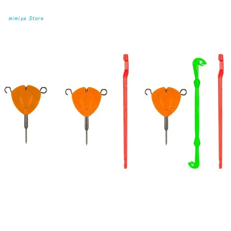 

Carp Fishing Line Knotting Knotless Knot Rig Tackle 5 in 1 Multi Puller Tool