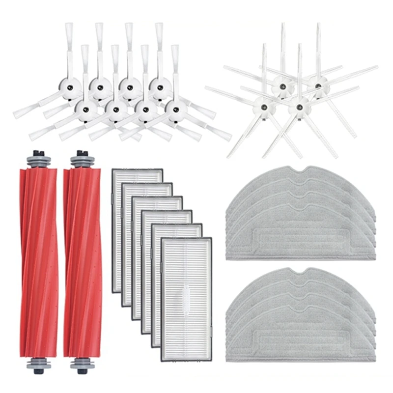 

For Roborock S7 Maxv S7 Maxv Plus S7 Maxv Ultra G10 Main Side Brush Hepa Filter Mop Parts Robot Vacuum Cleaner