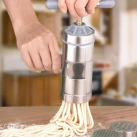 household manual noodle maker stainless steel fresh pasta machine small noodle press pasta roller machine kitchen tools