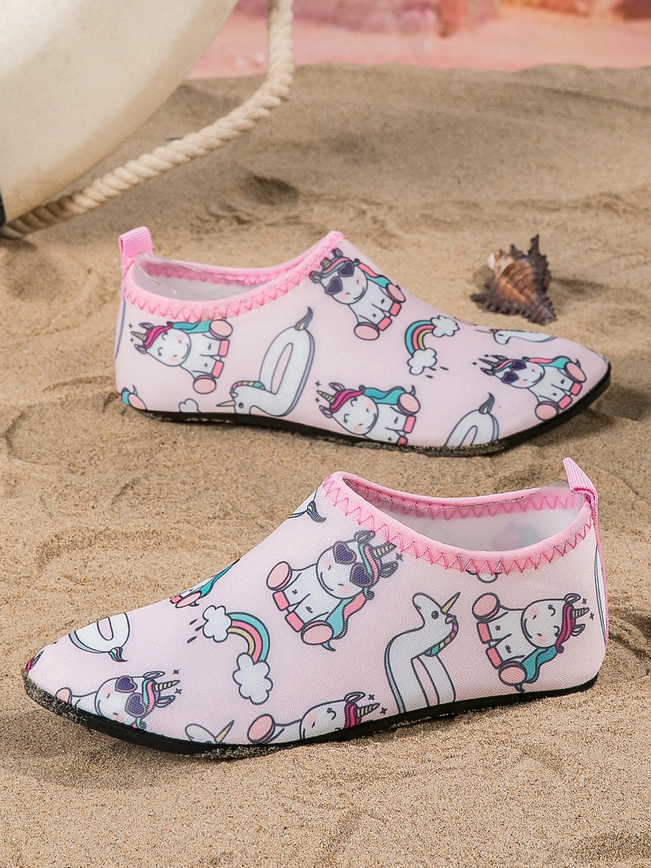 Повседневные модные удобные летние новые розовые плавательные ботинки для