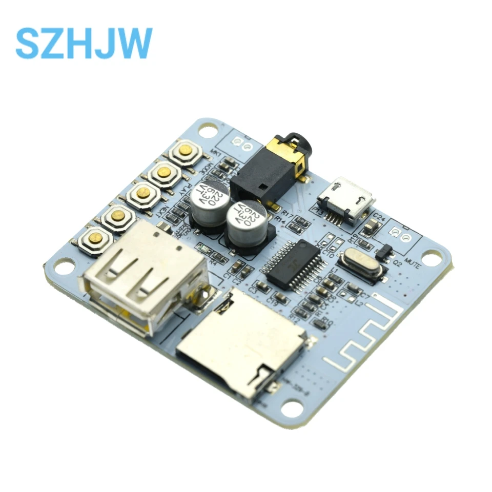 Плата аудиоресивера Bluetooth с USB-разъемом для TF-карты декодирование