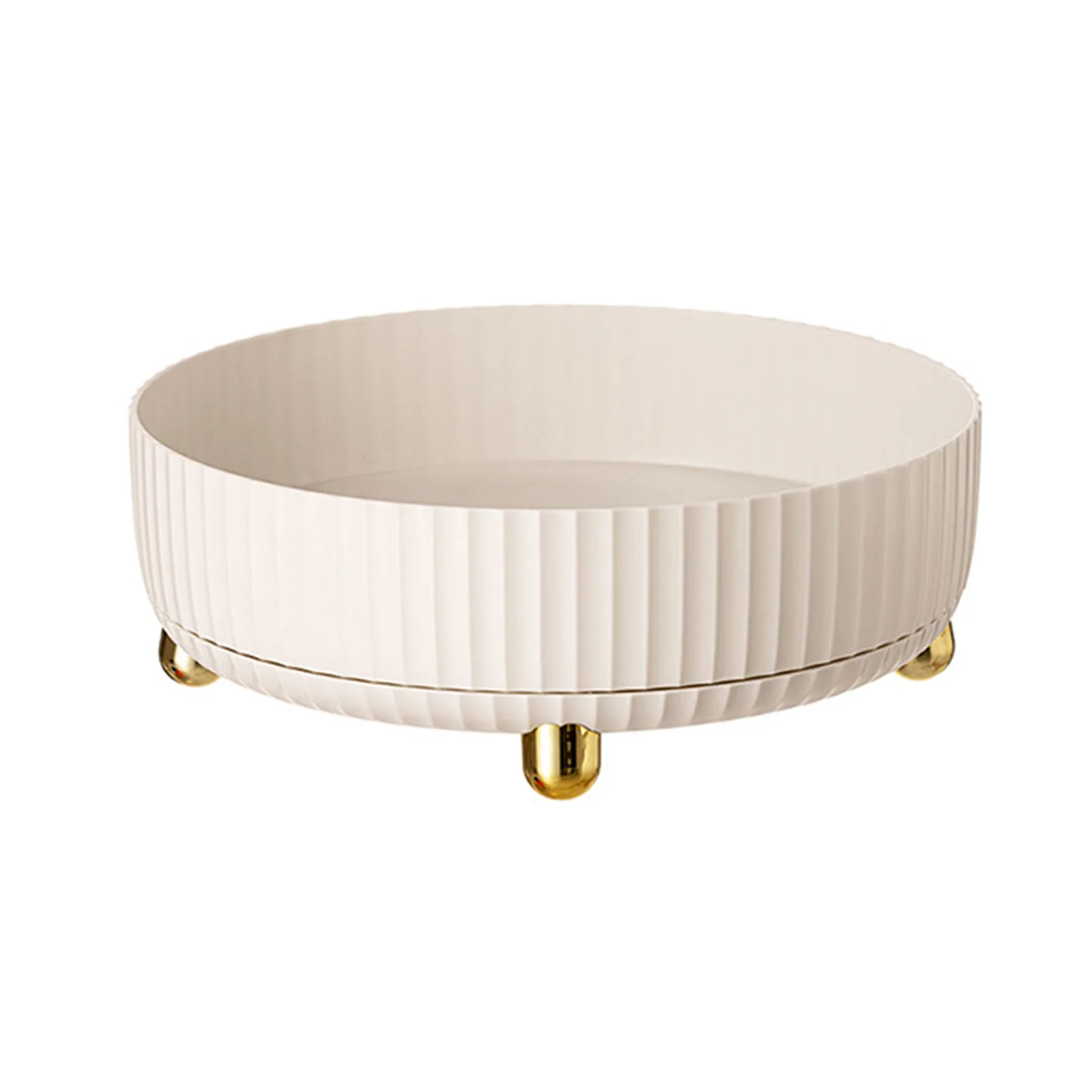 

Kosmetik Organizer Lagerregal Containers Create More Space Drehbarer Non-Slip Base PP Rotierendes Very Practical