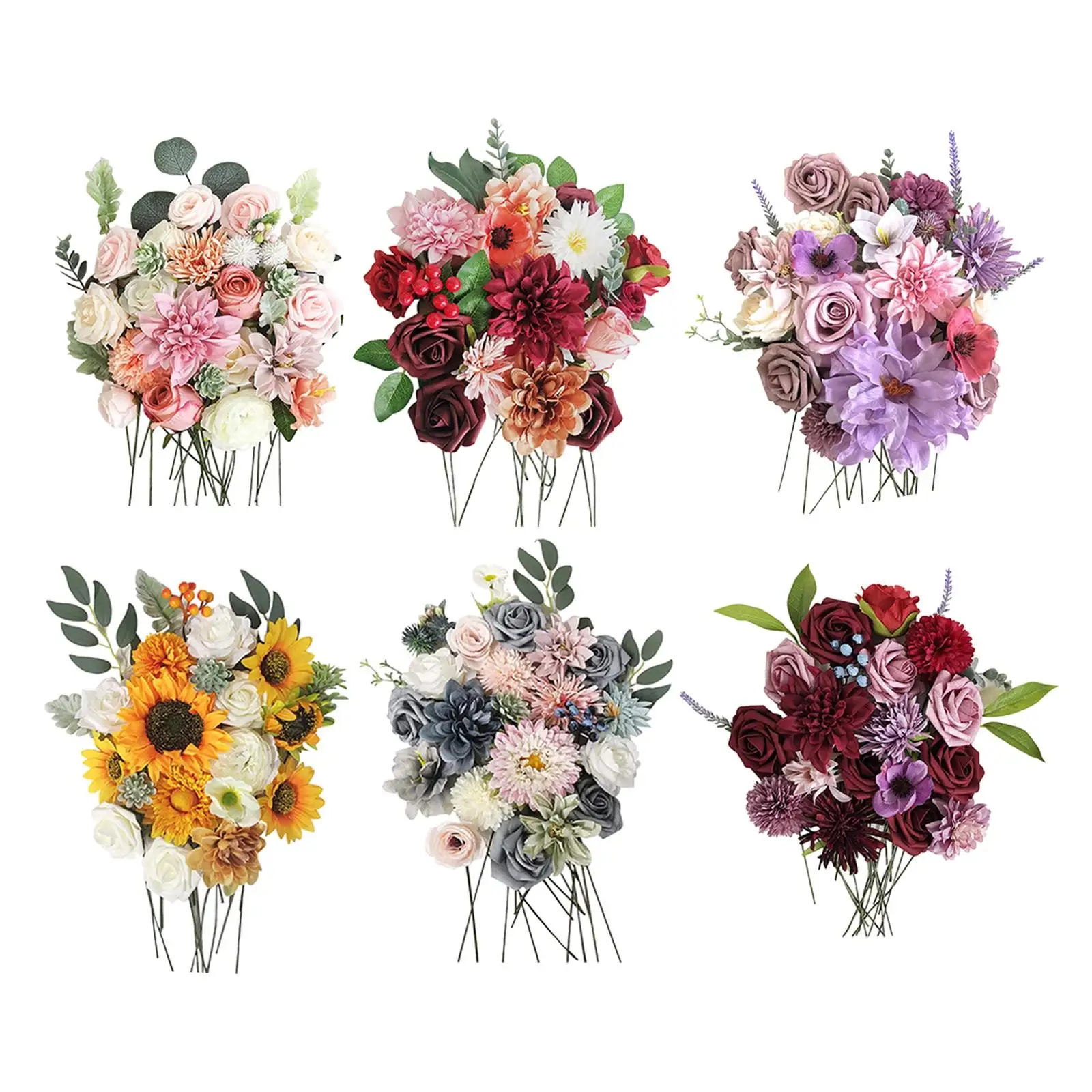 

Artificial Flowers Box Anniversary DIY Bouquets for Floral Arrangements Party Decor Baby Shower Party Girlfriends Wife Lovers