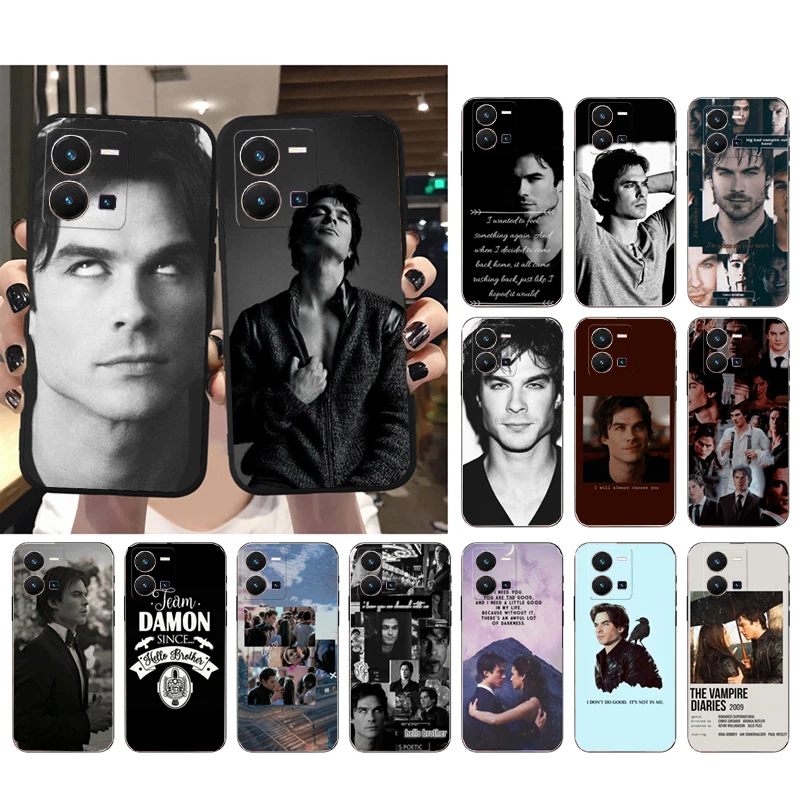 

Vampire Diaries Damon Salvatore Phone Case For VIVO Y53S Y33S Y11S Y31 Y21 Y70 Y20 Y21S Y72 Y55 Y76 Y51 Y01 V23E V21 V23 V21E